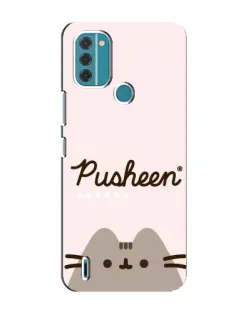 Чехол для Nokia C31 с картинкой «Pusheen логотип»
