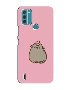Чехол для Nokia C31 с картинкой «Pusheen сердце»