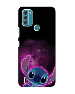 Чехол для Nokia C31 с картинкой «Неоновый Stitch»