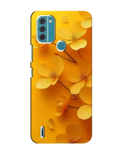 Чохол для Nokia C31 з картинкою «Золоті пелюстки»