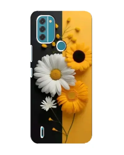 Чохол для Nokia C31 з картинкою «Соняшник та ромашка»