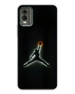 Чехол для Nokia C32 с картинкой «Jordan Gradient Logo» Чехол для Nokia C32 с картинкой «Jordan Gradient Logo»