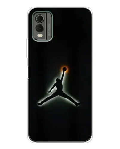 Чехол для Nokia C32 с картинкой «Jordan Gradient Logo» Чехол для Nokia C32 с картинкой «Jordan Gradient Logo»