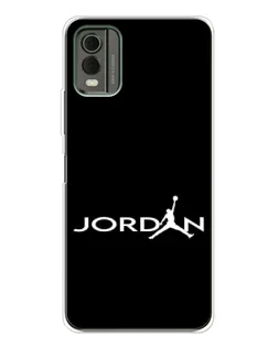 Чехол для Nokia C32 с картинкой «Jordan White Logo»