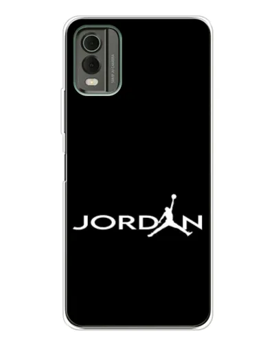 Чехол для Nokia C32 с картинкой «Jordan White Logo» Чехол для Nokia C32 с картинкой «Jordan White Logo»