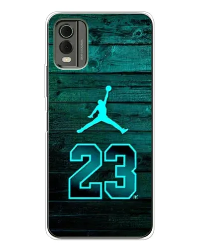 Чехол для Nokia C32 с картинкой «Jordan Cyan 23» Чехол для Nokia C32 с картинкой «Jordan Cyan 23»