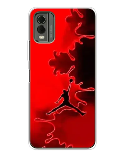 Чехол для Nokia C32 с картинкой «Jordan Red Smoke» Чехол для Nokia C32 с картинкой «Jordan Red Smoke»