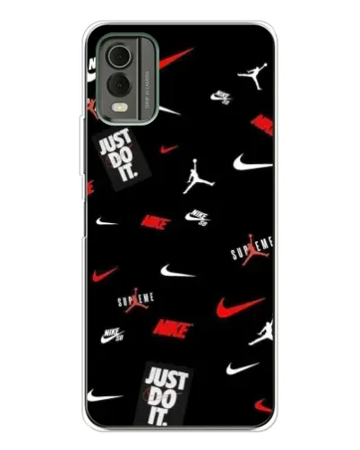 Чехол для Nokia C32 с картинкой «Nike Mix Pattern» Чехол для Nokia C32 с картинкой «Nike Mix Pattern»