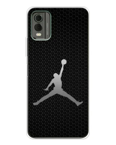 Чехол для Nokia C32 с картинкой «Jordan Dark Carbon» Чехол для Nokia C32 с картинкой «Jordan Dark Carbon»