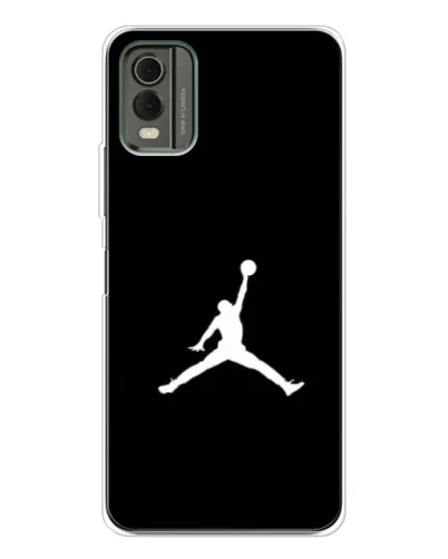 Чехол для Nokia C32 с картинкой «Jordan Silhouette» Чехол для Nokia C32 с картинкой «Jordan Silhouette»