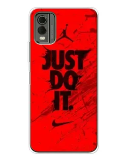 Чехол для Nokia C32 с картинкой «Nike Just Do It»