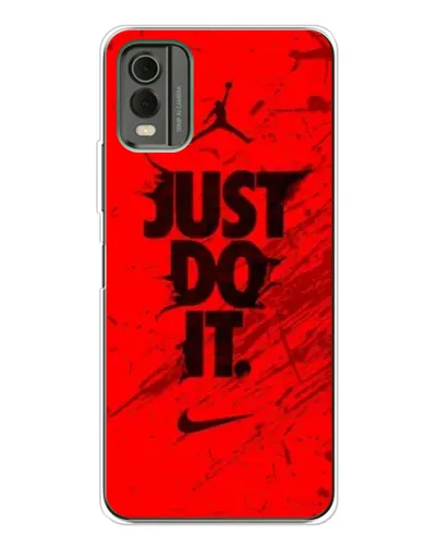 Чехол для Nokia C32 с картинкой «Nike Just Do It» Чехол для Nokia C32 с картинкой «Nike Just Do It»