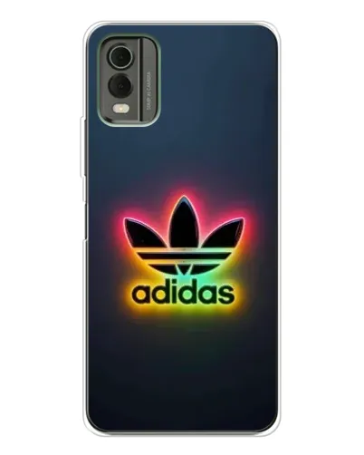 Чехол для Nokia C32 с картинкой «Неоновый Adidas» Чехол для Nokia C32 с картинкой «Неоновый Adidas»