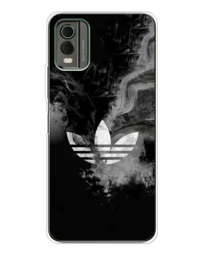 Чехол для Nokia C32 с картинкой «Абстрактный дым Adidas» Чехол для Nokia C32 с картинкой «Абстрактный дым Adidas»