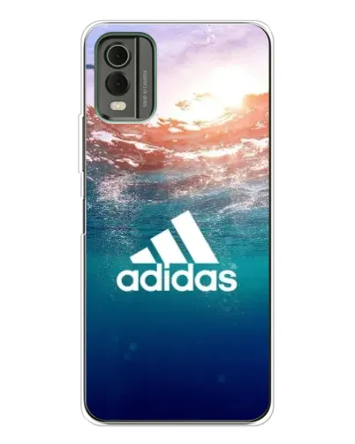 Чехол для Nokia C32 с картинкой «Океанская глубина адидас» Чехол для Nokia C32 с картинкой «Океанская глубина адидас»