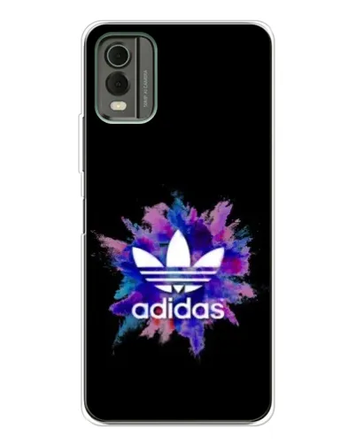 Чехол для Nokia C32 с картинкой «Взрыв красок Adidas» Чехол для Nokia C32 с картинкой «Взрыв красок Adidas»