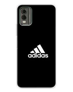 Чехол для Nokia C32 с картинкой «Черная классика Adidas»