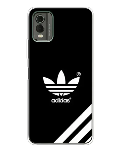 Чехол для Nokia C32 с картинкой «Adidas с диагональными полосами» Чехол для Nokia C32 с картинкой «Adidas с диагональными полосами»