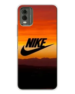 Чехол для Nokia C32 с картинкой «Nike — вечерний горизонт»
