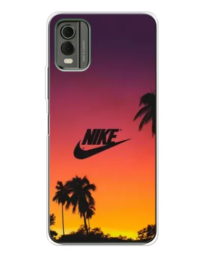 Чехол для Nokia C32 с картинкой «Nike на закате солнца» Чехол для Nokia C32 с картинкой «Nike на закате солнца»