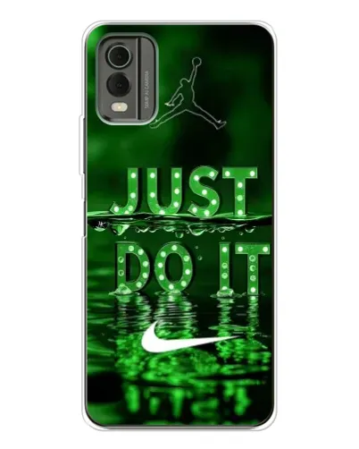 Чехол для Nokia C32 с картинкой «Зеленый неоновый Nike» Чехол для Nokia C32 с картинкой «Зеленый неоновый Nike»