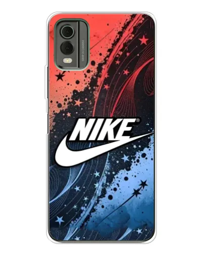 Чехол для Nokia C32 с картинкой «Градиентный принт Найк» Чехол для Nokia C32 с картинкой «Градиентный принт Найк»