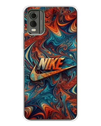 Чехол для Nokia C32 с картинкой «Nike в абстракции» Чехол для Nokia C32 с картинкой «Nike в абстракции»
