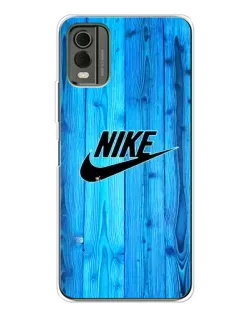 Чехол для Nokia C32 с картинкой «Голубое дерево Nike»