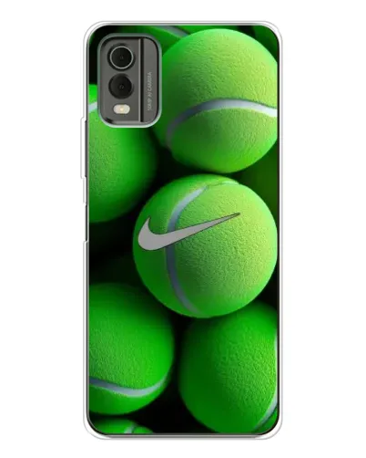 Чехол для Nokia C32 с картинкой «Теннисные мячи Найк» Чехол для Nokia C32 с картинкой «Теннисные мячи Найк»