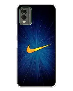 Чохол для Nokia C32 з картинкою «Синій пульс Nike»