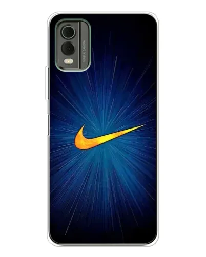 Чохол для Nokia C32 з картинкою «Синій пульс Nike» Чохол для Nokia C32 з картинкою «Синій пульс Nike»
