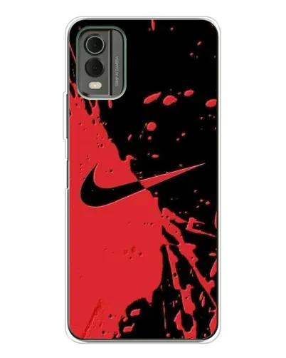 Чохол для Nokia C32 з картинкою «Червоні бризки Nike» Чохол для Nokia C32 з картинкою «Червоні бризки Nike»