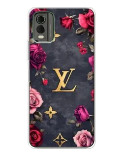 Чехол для Nokia C32 с картинкой «Цветочный Louis Vuitton» Чехол для Nokia C32 с картинкой «Цветочный Louis Vuitton»