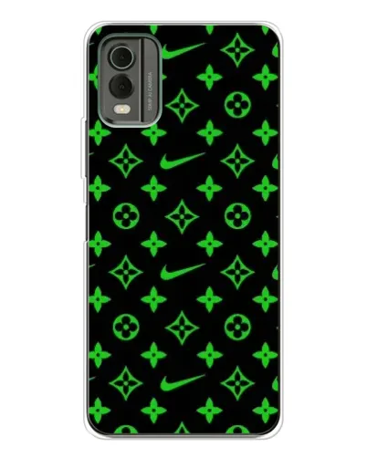 Чехол для Nokia C32 с картинкой «Неоновый принт LV» Чехол для Nokia C32 с картинкой «Неоновый принт LV»