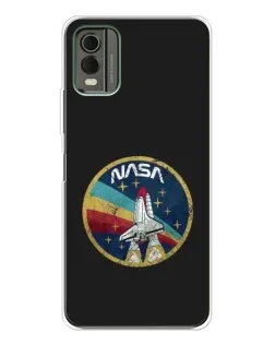Чехол для Nokia C32 с картинкой «NASA — эмблема миссии» Чехол для Nokia C32 с картинкой «NASA — эмблема миссии»
