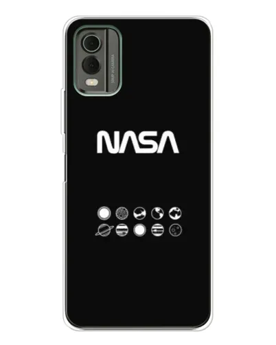 Чехол для Nokia C32 с картинкой «NASA — технический принт» Чехол для Nokia C32 с картинкой «NASA — технический принт»
