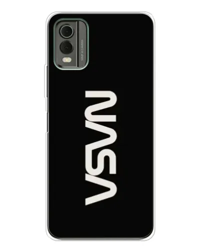 Чехол для Nokia C32 с картинкой «NASA — вертикальный логотип» Чехол для Nokia C32 с картинкой «NASA — вертикальный логотип»