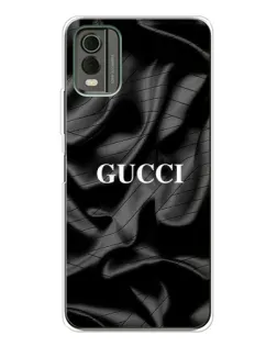 Чехол для Nokia C32 с картинкой «Gucci — шелковые волны» Чехол для Nokia C32 с картинкой «Gucci — шелковые волны»
