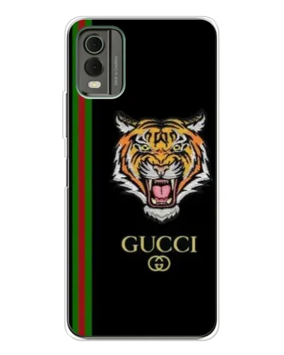 Чехол для Nokia C32 с картинкой «Тигр Gucci»