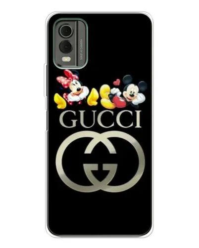 Чехол для Nokia C32 с картинкой «Gucci — герои Disney»