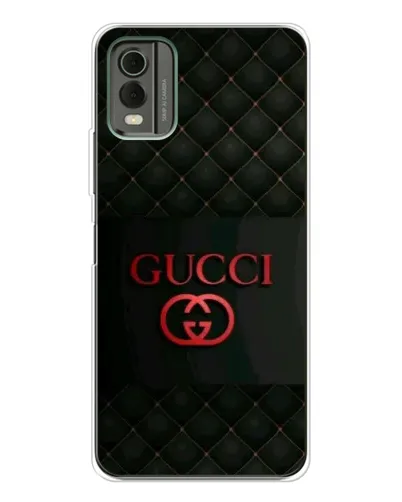 Чехол для Nokia C32 с картинкой «Gucci — стеганый черный»