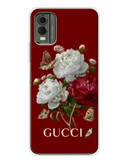 Чехол для Nokia C32 с картинкой «Gucci —  сад»
