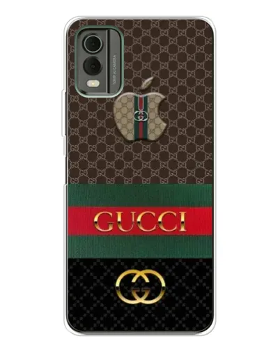 Чехол для Nokia C32 с картинкой «Gucci — брендированный десерт»