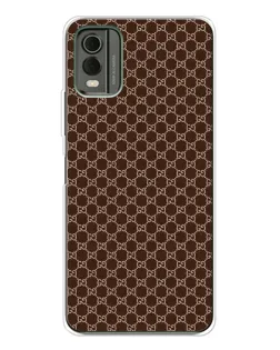 Чохол для Nokia C32 з картинкою «Gucci — шоколадна сітка» Чохол для Nokia C32 з картинкою «Gucci — шоколадна сітка»