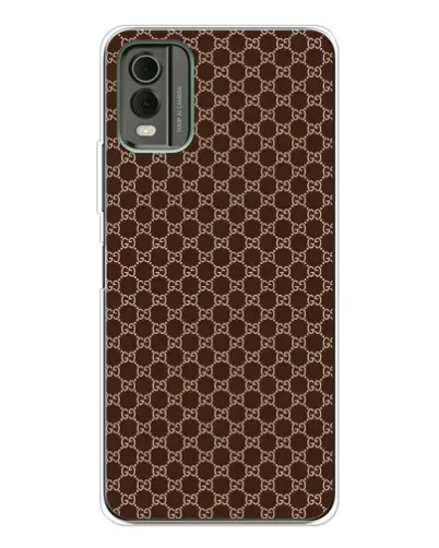 Чохол для Nokia C32 з картинкою «Gucci — шоколадна сітка» Чохол для Nokia C32 з картинкою «Gucci — шоколадна сітка»