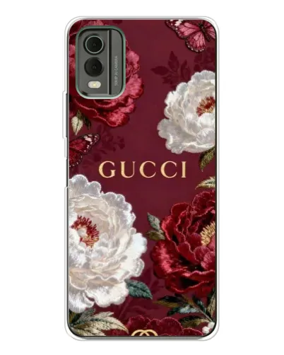 Чохол для Nokia C32 з картинкою «Gucci — бордові троянди» Чохол для Nokia C32 з картинкою «Gucci — бордові троянди»