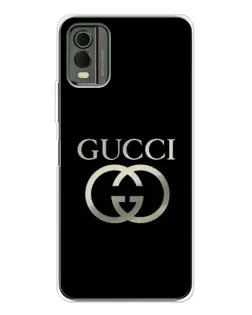 Чохол для Nokia C32 з картинкою «Gucci — золото на чорному» Чохол для Nokia C32 з картинкою «Gucci — золото на чорному»