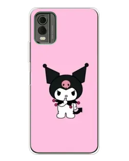 Чехол для Nokia C32 с картинкой «Kuromi — розовая нежность» Чехол для Nokia C32 с картинкой «Kuromi — розовая нежность»