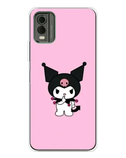 Чехол для Nokia C32 с картинкой «Kuromi — розовая нежность» Чехол для Nokia C32 с картинкой «Kuromi — розовая нежность»
