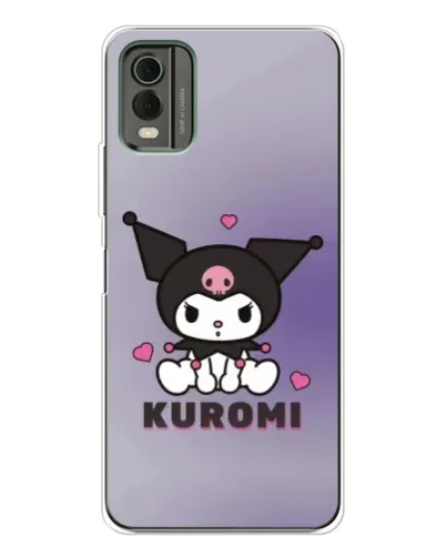 Чехол для Nokia C32 с картинкой «Kuromi — фиолетовый арт» Чехол для Nokia C32 с картинкой «Kuromi — фиолетовый арт»